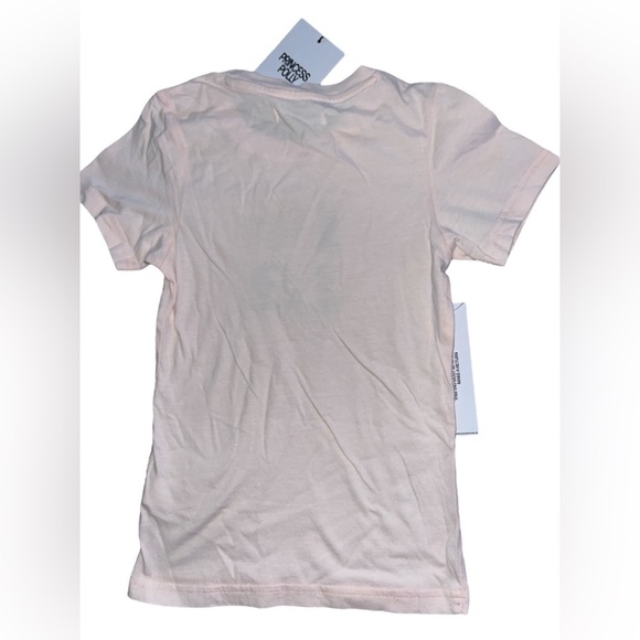 NWT Princess Polly I HEART LA TOP Leopard PINK Cropped Fitted T-Shirt Y2K XS 2 - Picture 9 of 9